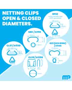 Netting Clips - R22 (M Ring)