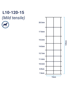 Hinge Joint Universal Light Stock Fence L10-120-15 50m