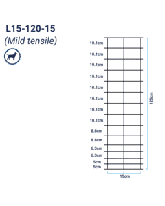 Hinge Joint Universal Light Stock Fence L15-120-15 50m